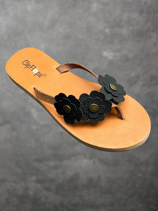 Midnight Pebble Vegan Leather ClipFlops