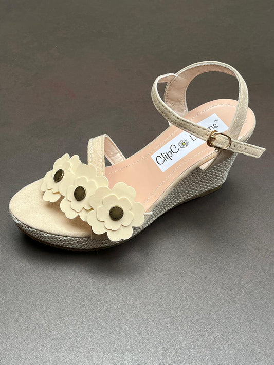 Cosmos Vegan Leather Wedges