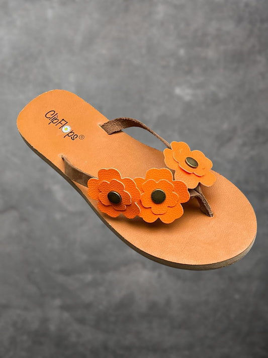 Sunset Bloom Vegan Leather Sandals