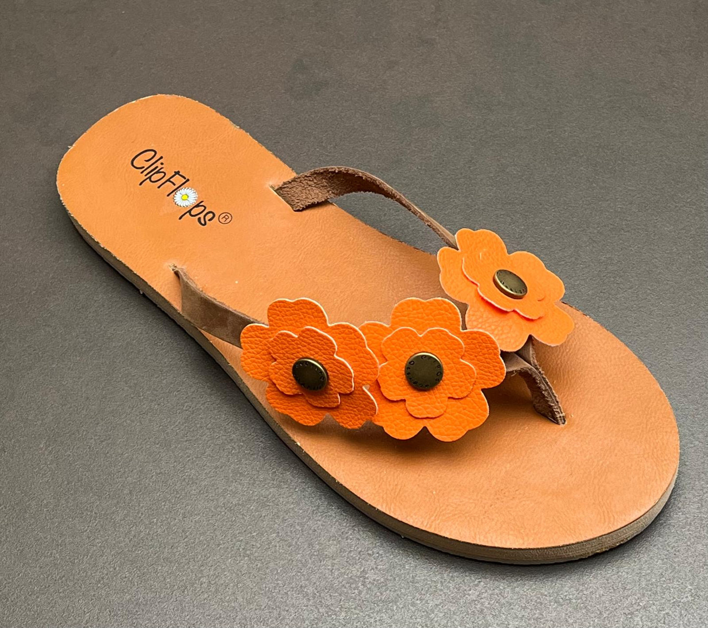 Sunset Bloom Vegan Leather Sandals